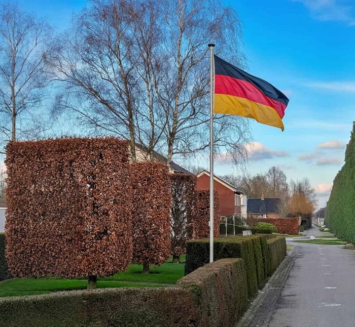 6 meter Aluminium Zylindrischer Fahnenmast Ø70 mm 