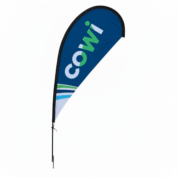 Beachflag druppel model