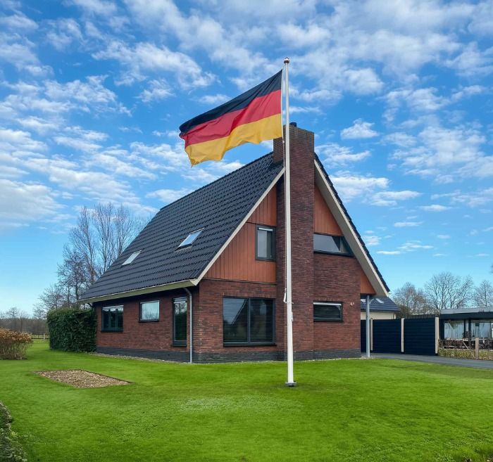 6 Meter Konischer Fahnenmast aus Polyester