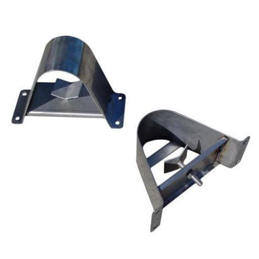 Wandhalterungsset für Fahnenmasten aus Aluminium