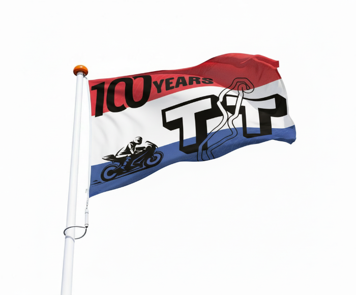 Limitierte Auflage 100 Jahre Dutch TT-Flagge